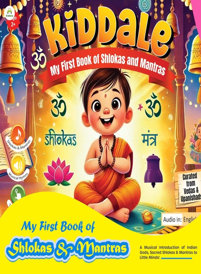 Kiddale’s Shlokas & Mantras Musical Sound Book for Kids | Hindu Gods Learning Book with Audio in Eng & Hindi | Cultural & Spiritual Learning | Ideal Gift for Children 2-7 Years - Image 2
